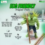 Prep Store Cheetah Eco-Friendly Paper Pen (5pcs Bundle) - Image 2