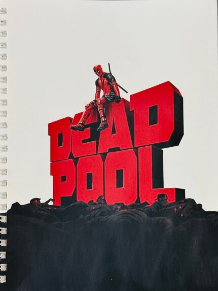 Prep Store Deadpool Themed Notebook