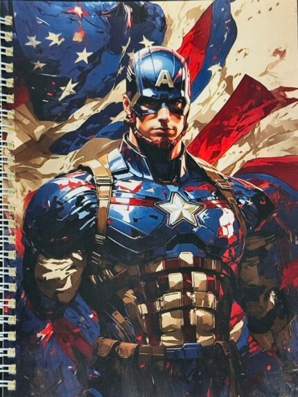 Prep Store Captain America Themed Notebook